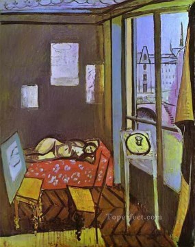 Studio Quay de SaintMichel 1916 fauvismo abstracto Henri Matisse Pinturas al óleo